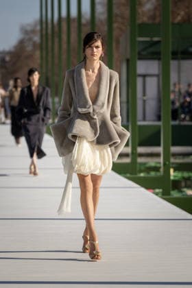 PFW - Dior Runway A model walks the runway during the Christian Dior Womenswear Fall Winter 2026-2027 show as part of Paris Fashion Week on March 3, 2026 in Paris, France. Photo by Alexis Jumeau ABACAPRESS.COM Paris France  Copyright: xJumeauxAlexis ABACAx