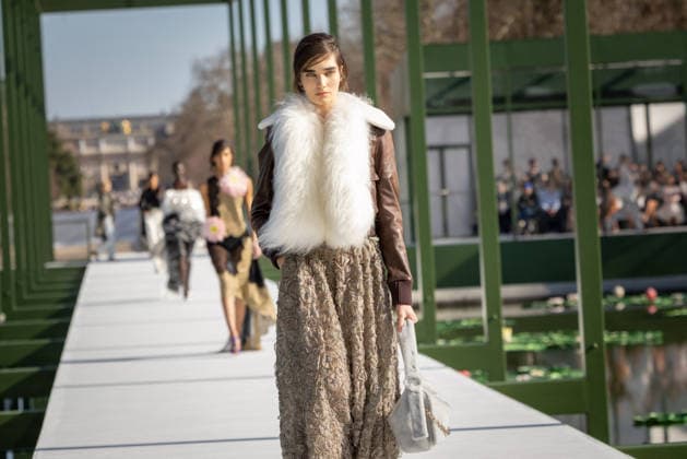 PFW - Dior Runway A model walks the runway during the Christian Dior Womenswear Fall Winter 2026-2027 show as part of Paris Fashion Week on March 3, 2026 in Paris, France. Photo by Alexis Jumeau ABACAPRESS.COM Paris France  Copyright: xJumeauxAlexis ABACAx