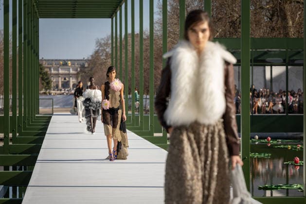 PFW - Dior Runway A model walks the runway during the Christian Dior Womenswear Fall Winter 2026-2027 show as part of Paris Fashion Week on March 3, 2026 in Paris, France. Photo by Alexis Jumeau ABACAPRESS.COM Paris France  Copyright: xJumeauxAlexis ABACAx