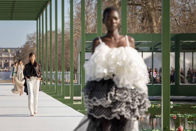 PFW - Dior Runway A model walks the runway during the Christian Dior Womenswear Fall Winter 2026-2027 show as part of Paris Fashion Week on March 3, 2026 in Paris, France. Photo by Alexis Jumeau ABACAPRESS.COM Paris France  Copyright: xJumeauxAlexis ABACAx