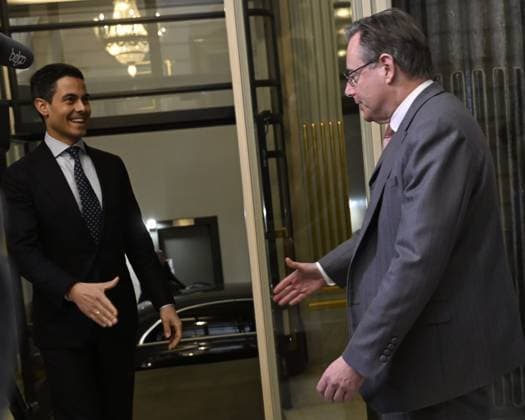 Meeting between PM Bart De Wever & Dutch Prime Minister Rob Jetten BRUSSELS, BELGIUM - MARCH 03 : Meeting between Prime Minister Bart De Wever (N-VA) and Dutch Prime Minister Rob Jetten on March 3, 2026 in Brussels, Belgium, 03 03 2026 Brussels Belgium  Copyright: xDidierxLebrunx
