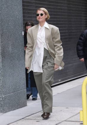 New York March 03, 2026 Jessie Buckley on Good Morning America to talk about her new movie Bridw in New York. March 03, 2026. Copyright: xRWx xMediaPunchx