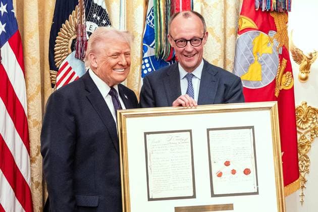 Washington, D.C., USA, 03.03.2026: Weißes Haus: Besuch beim US-Präsidenten: Donald Trump und Bundeskanzler Friedrich Merz (CDU) *** Washington, D C , USA, 03 03 2026 White House visit to US President Donald Trump and Federal Chancellor Friedrich Merz CDU Copyright: xBergmann,xGuido BPA dtsxNachrichtenagenturx dts_109300