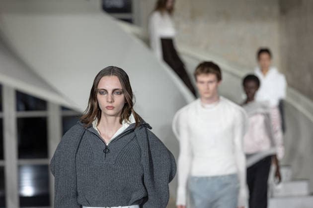PFW ALAINPAUL Runway NB Model walk at the ALAINPAUL Womenswear Fall Winter 2026-2027 show as part of Paris Fashion Week on March 03, 2026 in Paris, France. Photo by Nasser Berzane ABACAPRESS.COM Paris France  Copyright: xBerzanexNasser ABACAx