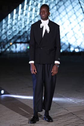PFW Le Grand Diner du Louvre Arrivals Photocall Mory Sacko attending the Le Grand Diner du Louvre Arrivals Photocall at the Musee du Louvre as part of Paris Fashion Week on March 03, 2026 in Paris, France. Photo by Jerome Dominé ABACAPRESS.COM Paris France  Copyright: xDominexJerome ABACAx