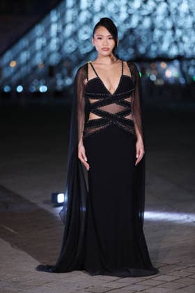 PFW Le Grand Diner du Louvre Arrivals Photocall Suni Lee attending the Le Grand Diner du Louvre Arrivals Photocall at the Musee du Louvre as part of Paris Fashion Week on March 03, 2026 in Paris, France. Photo by Jerome Dominé ABACAPRESS.COM Paris France  Copyright: xDominexJerome ABACAx