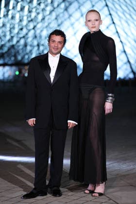 PFW Le Grand Diner du Louvre Arrivals Photocall Duran Lantink and Alex Consani attending the Le Grand Diner du Louvre Arrivals Photocall at the Musee du Louvre as part of Paris Fashion Week on March 03, 2026 in Paris, France. Photo by Jerome Dominé ABACAPRESS.COM Paris France  Copyright: xDominexJerome ABACAx