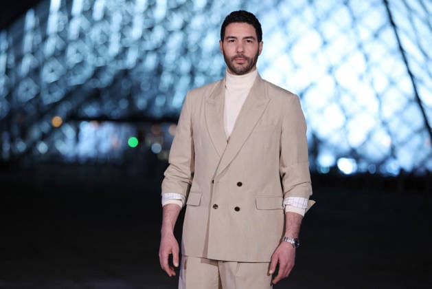 PFW Le Grand Diner du Louvre Arrivals Photocall Tahar Rahim attending the Le Grand Diner du Louvre Arrivals Photocall at the Musee du Louvre as part of Paris Fashion Week on March 03, 2026 in Paris, France. Photo by Jerome Dominé ABACAPRESS.COM Paris France  Copyright: xDominexJerome ABACAx
