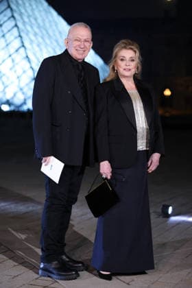 PFW Le Grand Diner du Louvre Arrivals Photocall Jean-Paul Gaultier and Catherine Deneuve attending the Le Grand Diner du Louvre Arrivals Photocall at the Musee du Louvre as part of Paris Fashion Week on March 03, 2026 in Paris, France. Photo by Jerome Dominé ABACAPRESS.COM Paris France  Copyright: xDominexJerome ABACAx