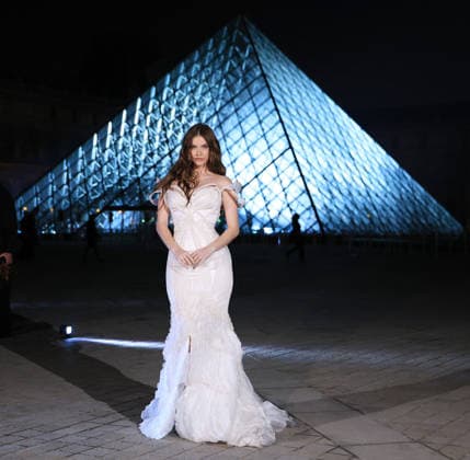 PFW Le Grand Diner du Louvre Arrivals Photocall Barbara Palvin attending the Le Grand Diner du Louvre Arrivals Photocall at the Musee du Louvre as part of Paris Fashion Week on March 03, 2026 in Paris, France. Photo by Jerome Dominé ABACAPRESS.COM Paris France  Copyright: xDominexJerome ABACAx