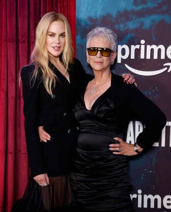 Nicole Kidman and Jamie Lee Curtis arrive on the red carpet at Prime Video s Scarpetta New York Premiere at Regal Union Square on Tuesday, March 3, 2026 in New York City.  NYP20260303201 JOHNxANGELILLO