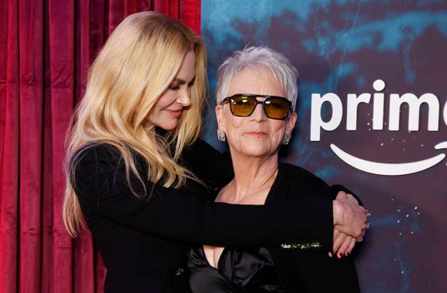 Nicole Kidman and Jamie Lee Curtis arrive on the red carpet at Prime Video s Scarpetta New York Premiere at Regal Union Square on Tuesday, March 3, 2026 in New York City.  NYP20260303204 JOHNxANGELILLO
