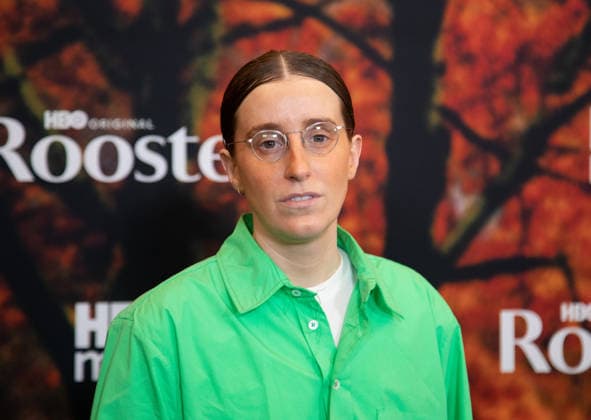 Robby Hoffman arrives on the red carpet at the premiere of HBO Rooster on Tuesday, March 3, 2026 in New York City.  NYP20260303505 SERENAxXUxNING