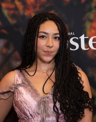 Cece Abbey arrives on the red carpet at the premiere of HBO Rooster on Tuesday, March 3, 2026 in New York City.  NYP20260303537 SERENAxXUxNING