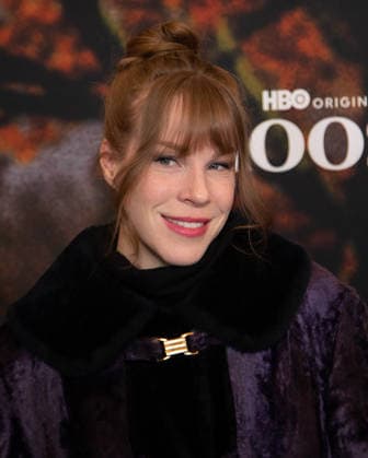 Emma Myles arrives on the red carpet at the premiere of HBO Rooster on Tuesday, March 3, 2026 in New York City.  NYP20260303549 SERENAxXUxNING