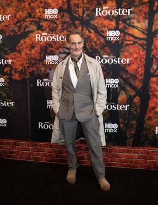 Damian Young arrives on the red carpet at the premiere of HBO Rooster on Tuesday, March 3, 2026 in New York City.  NYP20260303510 SERENAxXUxNING