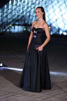 PFW Le Grand Diner du Louvre Arrivals Photocall Guest attending the Le Grand Diner du Louvre Arrivals Photocall at the Musee du Louvre as part of Paris Fashion Week on March 03, 2026 in Paris, France. Photo by Jerome Dominé ABACAPRESS.COM Paris France  Copyright: xDominexJerome ABACAx