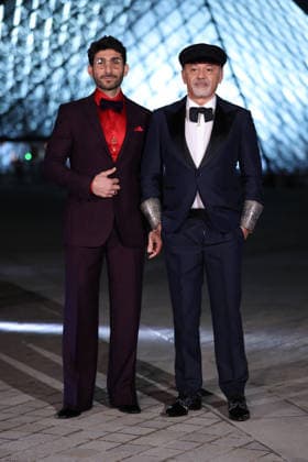 PFW Le Grand Diner du Louvre Arrivals Photocall Mustafa Choucair and Christian Louboutin attending the Le Grand Diner du Louvre Arrivals Photocall at the Musee du Louvre as part of Paris Fashion Week on March 03, 2026 in Paris, France. Photo by Jerome Dominé ABACAPRESS.COM Paris France  Copyright: xDominexJerome ABACAx