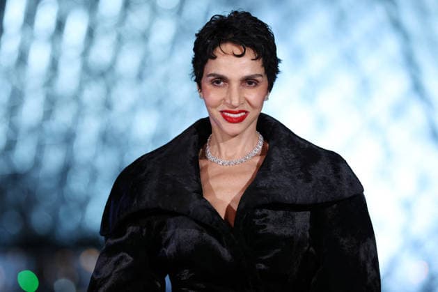 PFW Le Grand Diner du Louvre Arrivals Photocall Farida Khelfa attending the Le Grand Diner du Louvre Arrivals Photocall at the Musee du Louvre as part of Paris Fashion Week on March 03, 2026 in Paris, France. Photo by Jerome Dominé ABACAPRESS.COM Paris France  Copyright: xDominexJerome ABACAx