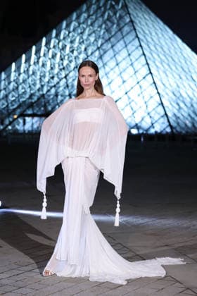 PFW Le Grand Diner du Louvre Arrivals Photocall Natasha Poly attending the Le Grand Diner du Louvre Arrivals Photocall at the Musee du Louvre as part of Paris Fashion Week on March 03, 2026 in Paris, France. Photo by Jerome Dominé ABACAPRESS.COM Paris France  Copyright: xDominexJerome ABACAx