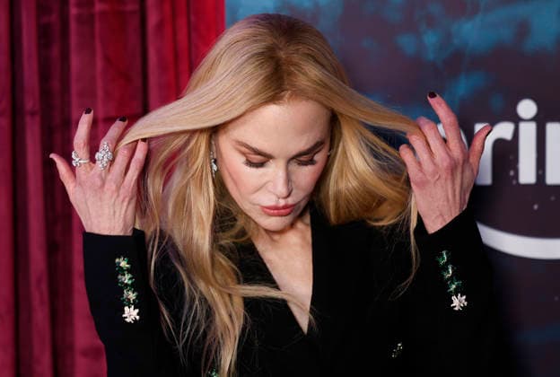 Nicole Kidman arrives on the red carpet at Prime Video s Scarpetta New York Premiere at Regal Union Square on Tuesday, March 3, 2026 in New York City.  NYP20260303208 JOHNxANGELILLO