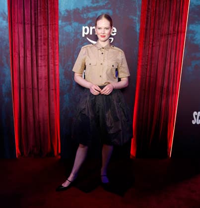 Rosy McEwen arrives on the red carpet at Prime Video s Scarpetta New York Premiere at Regal Union Square on Tuesday, March 3, 2026 in New York City.  NYP20260303235 JOHNxANGELILLO