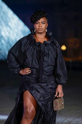 Romane Dicko - Le Grand Diner du Louvre, à Paris France, le 3 mars 2026 Olivier Borde Bestimage Photocall of Le Grand Diner du Louvre , France, March 3rd , 2026 Olivier Borde Paris France  Copyright: xOLIVIERxBORDEx xBESTIMAGExOLIVIERxBORDEx xBESTIMAGEx