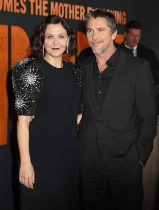 March 3, 2026, New York, New York, USA: Actor director MAGGIE GYLLENHAAL and actor CHRISTIAN BALE seen at the arrivals for the New York premiere of The Bride held at The Rose Theater at Jazz at Lincoln Center. New York USA  - ZUMAk03_ 20260303_zaf_k03_124 Copyright: xNancyxKaszermanx