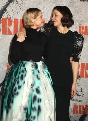 March 3, 2026, New York, New York, USA: Actor JESSIE BUCKLEY and director actor MAGGIE GYLLENHAAL seen at the arrivals for the New York premiere of The Bride held at The Rose Theater at Jazz at Lincoln Center. New York USA  - ZUMAk03_ 20260303_zaf_k03_149 Copyright: xNancyxKaszermanx