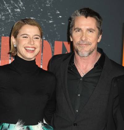 March 3, 2026, New York, New York, USA: Actors JESSIE BUCKLEY and CHRISTIAN BALE seen at the arrivals for the New York premiere of The Bride held at The Rose Theater at Jazz at Lincoln Center. New York USA  - ZUMAk03_ 20260303_zaf_k03_129 Copyright: xNancyxKaszermanx