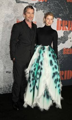 March 3, 2026, New York, New York, USA: Actors CHRISTIAN BALE and JESSIE BUCKLEY seen at the arrivals for the New York premiere of The Bride held at The Rose Theater at Jazz at Lincoln Center. New York USA  - ZUMAk03_ 20260303_zaf_k03_131 Copyright: xNancyxKaszermanx