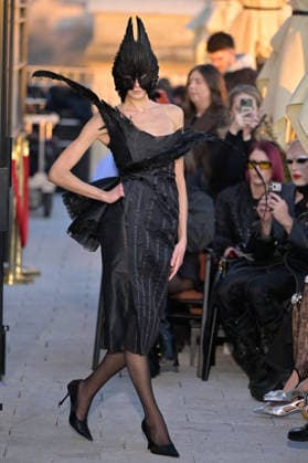 PFW - Pressiat Runway A model walks the runway during the Pressiat Womenswear Fall Winter 2026-2027 show as part of Paris Fashion Week on March 03, 2026 in Paris, France. Photo by Jana Call me J ABACAPRESS.COM Paris Ile de France France  Copyright: xJanaxCallxmexJ ABACAx
