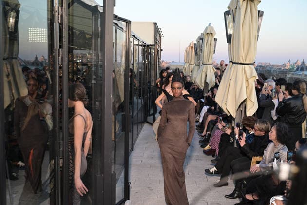 PFW - Pressiat Runway A model walks the runway during the Pressiat Womenswear Fall Winter 2026-2027 show as part of Paris Fashion Week on March 03, 2026 in Paris, France. Photo by Jana Call me J ABACAPRESS.COM Paris Ile de France France  Copyright: xJanaxCallxmexJ ABACAx