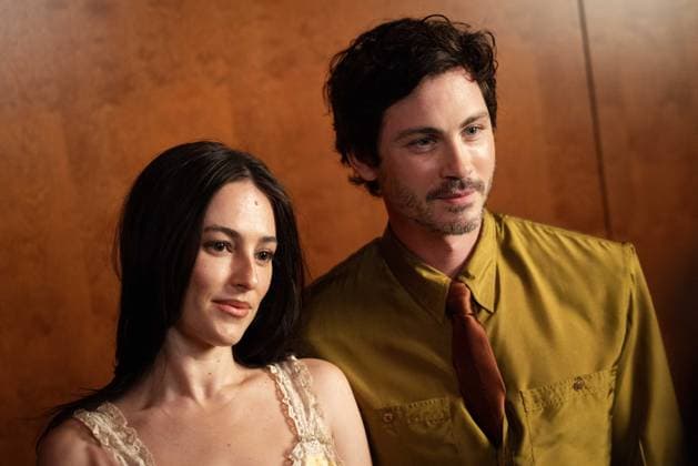 PFW - Saint Laurent Front Row AnaLuisa Corrigan and Logan Lerman attends the Saint Laurent Womenswear Fall Winter 2026-2027 show as part of Paris Fashion Week (PFW)on March 03, 2026 in Paris, France. Photo by Alexis Jumeau ABACAPRESS.COM Paris France  Copyright: xJumeauxAlexis ABACAx