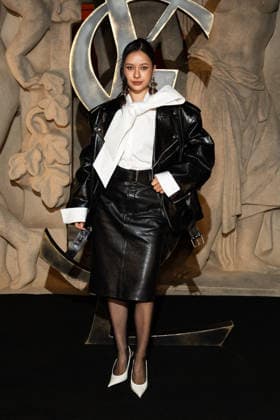 PFW - Saint Laurent Front Row MILK attends the Saint Laurent Womenswear Fall Winter 2026-2027 show as part of Paris Fashion Week on March 03, 2026 in Paris, France. Photo by ABACAPRESS.COM Paris France  Copyright: xABACAx