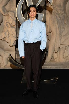 PFW - Saint Laurent Front Row Kento Yamazaki attends the Saint Laurent Womenswear Fall Winter 2026-2027 show as part of Paris Fashion Week on March 03, 2026 in Paris, France. Photo by ABACAPRESS.COM Paris France  Copyright: xABACAx
