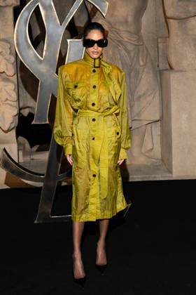 PFW - Saint Laurent Front Row Mette attends the Saint Laurent Womenswear Fall Winter 2026-2027 show as part of Paris Fashion Week on March 03, 2026 in Paris, France. Photo by ABACAPRESS.COM Paris France  Copyright: xABACAx