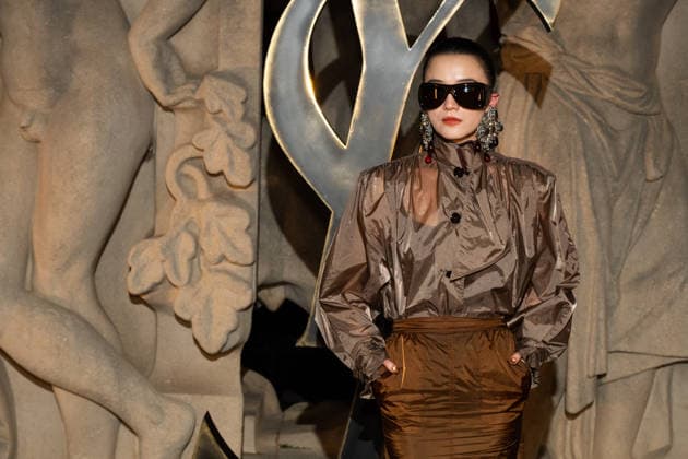 PFW - Saint Laurent Front Row Song Jia attends the Saint Laurent Womenswear Fall Winter 2026-2027 show as part of Paris Fashion Week on March 03, 2026 in Paris, France. Photo by ABACAPRESS.COM Paris France  Copyright: xABACAx