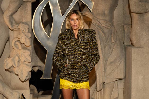 PFW - Saint Laurent Front Row Anja Rubik attends the Saint Laurent Womenswear Fall Winter 2026-2027 show as part of Paris Fashion Week on March 03, 2026 in Paris, France. Photo by ABACAPRESS.COM Paris France  Copyright: xABACAx