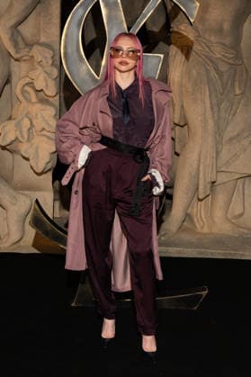 PFW - Saint Laurent Front Row Adela attends the Saint Laurent Womenswear Fall Winter 2026-2027 show as part of Paris Fashion Week on March 03, 2026 in Paris, France. Photo by ABACAPRESS.COM Paris France  Copyright: xABACAx