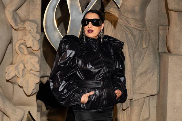 PFW - Saint Laurent Front Row Rossy De Palma attends the Womenswear Fall Winter 2026-2027 show as part of Paris Fashion Week on March 03, 2026 in Paris, France. Photo by ABACAPRESS.COM Paris France  Copyright: xABACAx