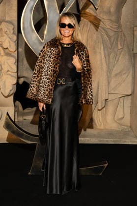 PFW - Saint Laurent Front Row Laeticia Hallyday attends the Womenswear Fall Winter 2026-2027 show as part of Paris Fashion Week on March 03, 2026 in Paris, France. Photo by ABACAPRESS.COM Paris France  Copyright: xABACAx