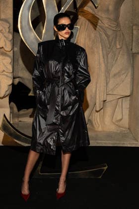 PFW - Saint Laurent Front Row Amelia Gray attends the Womenswear Fall Winter 2026-2027 show as part of Paris Fashion Week on March 03, 2026 in Paris, France. Photo by ABACAPRESS.COM Paris France  Copyright: xABACAx