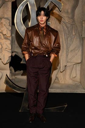 PFW - Saint Laurent Front Row attends the Saint Laurent Womenswear Fall Winter 2026-2027 show as part of Paris Fashion Week on March 03, 2026 in Paris, France. Photo by ABACAPRESS.COM Paris France  Copyright: xABACAx