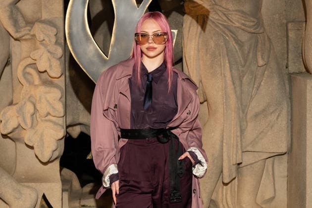 PFW - Saint Laurent Front Row Adela attends the Saint Laurent Womenswear Fall Winter 2026-2027 show as part of Paris Fashion Week on March 03, 2026 in Paris, France. Photo by Laurent Zabulon ABACAPRESS.COM Paris France  Copyright: xZabulonxLaurent ABACAx