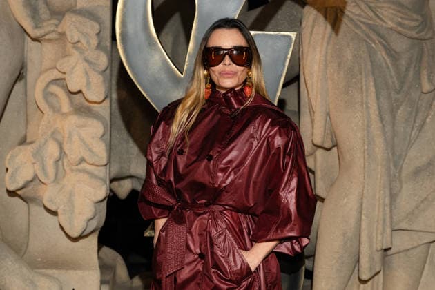 PFW - Saint Laurent Front Row Elodie Bouchez attends the Womenswear Fall Winter 2026-2027 show as part of Paris Fashion Week on March 03, 2026 in Paris, France. Photo by Laurent Zabulon ABACAPRESS.COM Paris France  Copyright: xZabulonxLaurent ABACAx