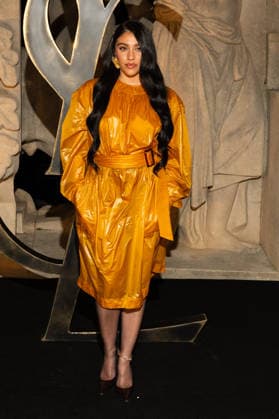 PFW - Saint Laurent Front Row Lourdes Leon attends the Womenswear Fall Winter 2026-2027 show as part of Paris Fashion Week on March 03, 2026 in Paris, France. Photo by Laurent Zabulon ABACAPRESS.COM Paris France  Copyright: xZabulonxLaurent ABACAx