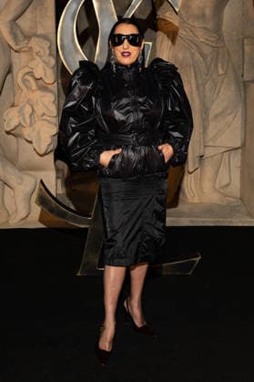 PFW - Saint Laurent Front Row Rossy De Palma attends the Womenswear Fall Winter 2026-2027 show as part of Paris Fashion Week on March 03, 2026 in Paris, France. Photo by Laurent Zabulon ABACAPRESS.COM Paris France  Copyright: xZabulonxLaurent ABACAx