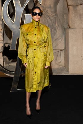 PFW - Saint Laurent Front Row Mette attends the Saint Laurent Womenswear Fall Winter 2026-2027 show as part of Paris Fashion Week on March 03, 2026 in Paris, France. Photo by Laurent Zabulon ABACAPRESS.COM Paris France  Copyright: xZabulonxLaurent ABACAx