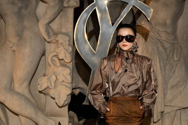 PFW - Saint Laurent Front Row Song Jia attends the Saint Laurent Womenswear Fall Winter 2026-2027 show as part of Paris Fashion Week on March 03, 2026 in Paris, France. Photo by Laurent Zabulon ABACAPRESS.COM Paris France  Copyright: xZabulonxLaurent ABACAx